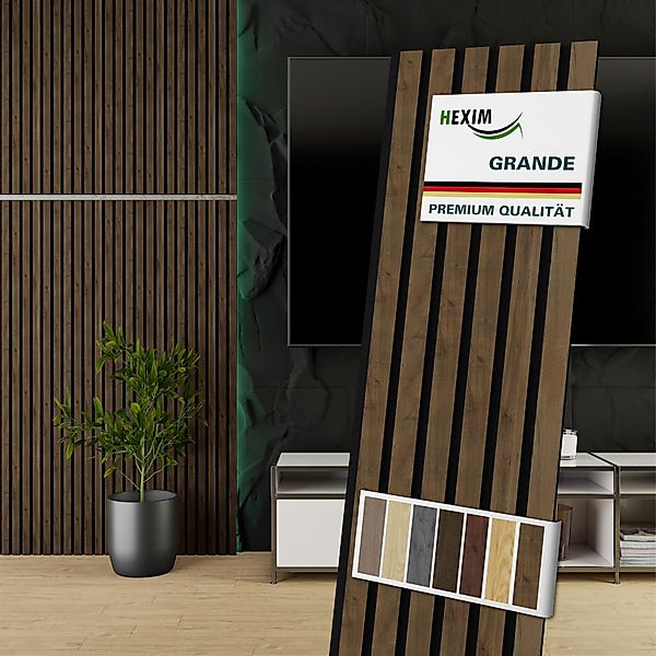 Hexim Wandpaneel, (Akustikpaneele 8 Stück 140x30cm günstig online kaufen