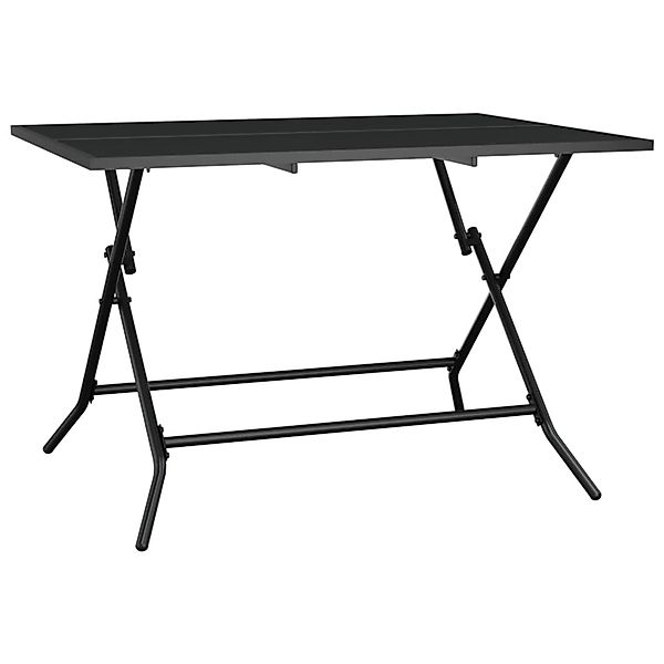 vidaXL Gartentisch Klappbar Anthrazit 110x80x72 cm Stahlgitter 362749 günstig online kaufen