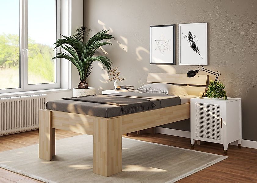 bv-vertrieb Bett Komfortbett Holzbett Senioren-Bett Buche günstig online kaufen