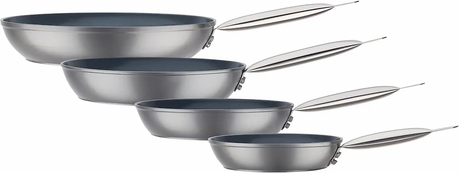 GSW Pfannen-Set "Gastro Quick" Aluminium Set, 4 Stk. tlg. Gastro Pfannen-Se günstig online kaufen
