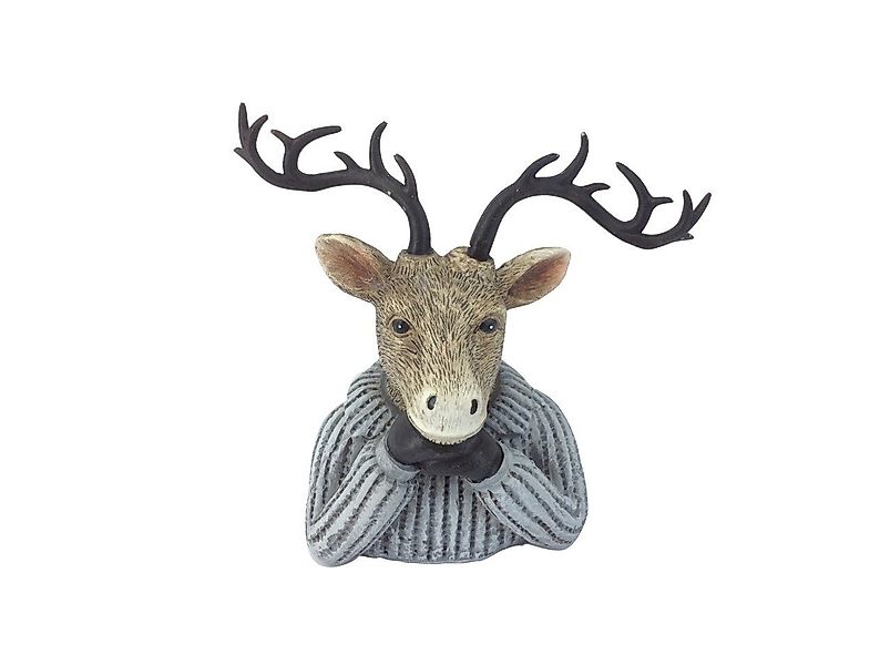Trend Line Weihnachtsfigur TrendLine Dekofigur Rentier mit Pullover 14 x 11 günstig online kaufen
