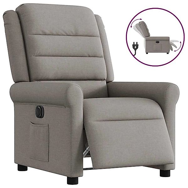 vidaXL Relaxsessel Elektrisch Taupe Stoff 3303301 günstig online kaufen