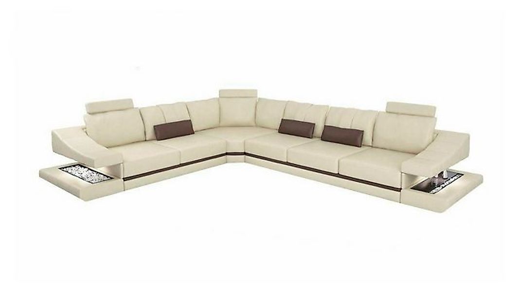 JVmoebel Ecksofa Sofas Ecke Couch Polstermöbel Wohnzimmer Textil L-Form Sof günstig online kaufen