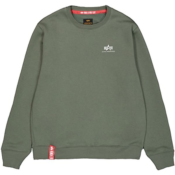 Alpha Industries  Sweatshirt Basic Sweater Small Logo - dark olive günstig online kaufen