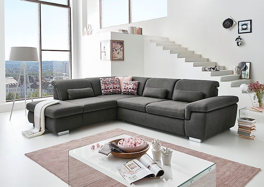 Die PlanBar Ecksofa »MP-IN17041 L-Form«, Sitztiefenverstellung, optional mi günstig online kaufen