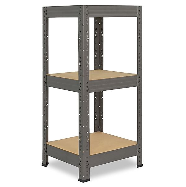 shelfplaza Schwerlastregal PROFI, 90x60x60cm grau, 3 günstig online kaufen