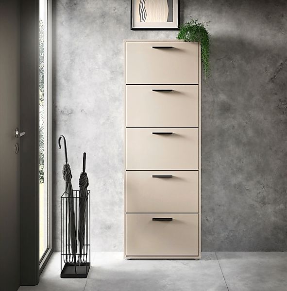 HBZ Schuhkommode "Sam Schuhkipper, Schuhschrank BxHxT 59x169x17 cm" 1 Stk. günstig online kaufen