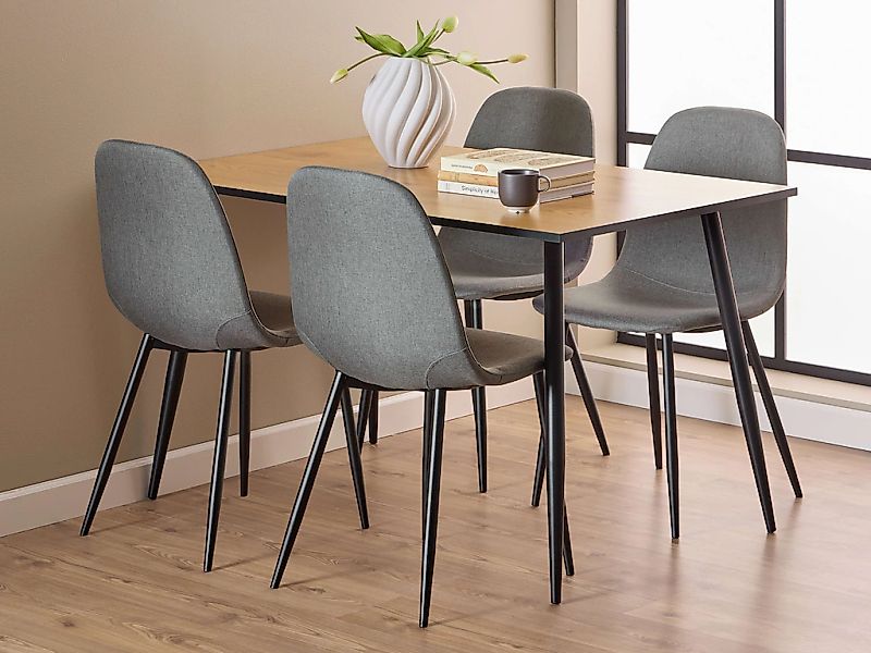 ACTONA GROUP Esszimmer-Set "Essgruppe, Esstisch mit Stühlen, für das Esszim günstig online kaufen