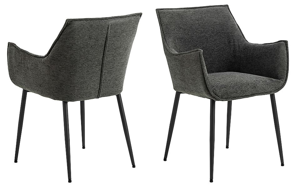 ACTONA GROUP Esszimmerstuhl »Bonita«, (Set), Stuhl mit Armlehne, Stoff Apia günstig online kaufen