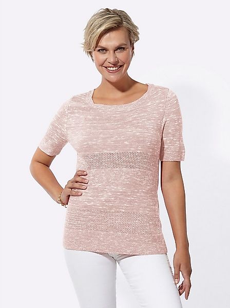 Witt Strickpullover Pullover Kurzarm Ajour günstig online kaufen