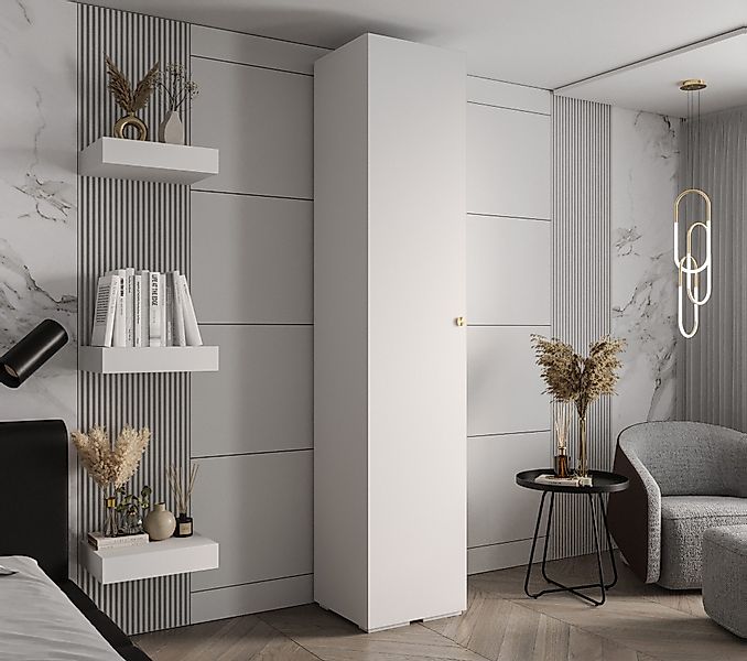 MOEBLO Drehtürenschrank IVONA 2 (goldene Griffe, günstig online kaufen