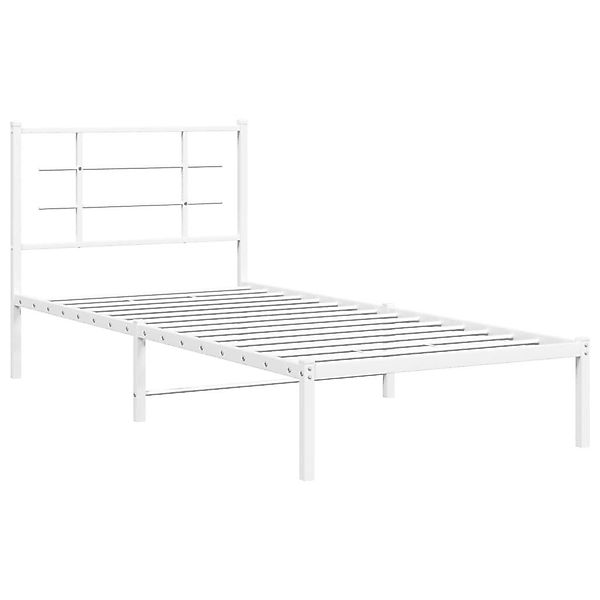 vidaXL Bett Bettgestell mit Kopfteil Metall günstig online kaufen