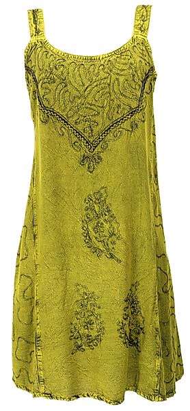 Guru-Shop Midikleid Besticktes indisches Minikleid Boho günstig online kaufen