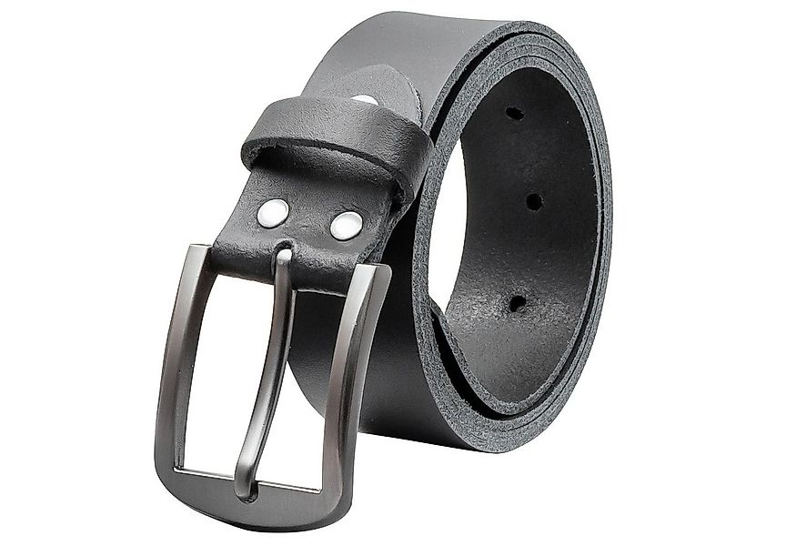 COLOGNEBELT Ledergürtel OM416-SL-Schwarz MADE IN GERMANY, Schwarz Kürzbar, günstig online kaufen