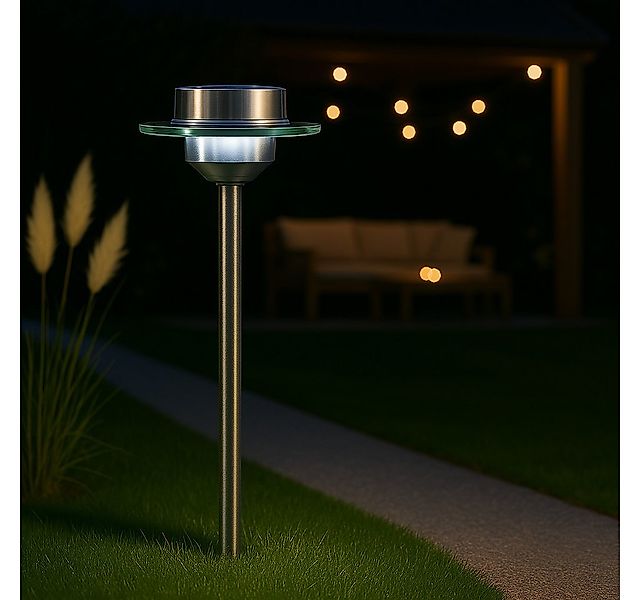 MeLiTec LED Solarleuchte SO13, Saturn, LED fest integriert, kaltweiß, aus E günstig online kaufen