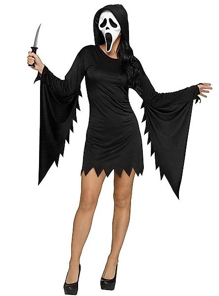 Fun World Kostüm Scream Ghostface Kleid - Halloween Kostüm Damen, Das Klein günstig online kaufen