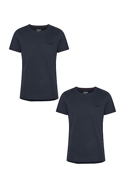 Blend T-Shirt Einfarbiges Rundhals 2er Stück Set BHNOEL (1-tlg) BLEND BHNOE günstig online kaufen