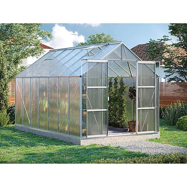 Vitavia Gewächshaus Uranus 11500 Alu blank 11,5 m² günstig online kaufen