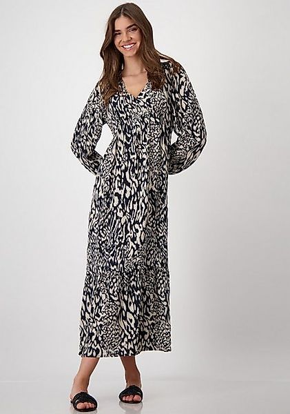 Monari Maxikleid, mit Animalprint günstig online kaufen