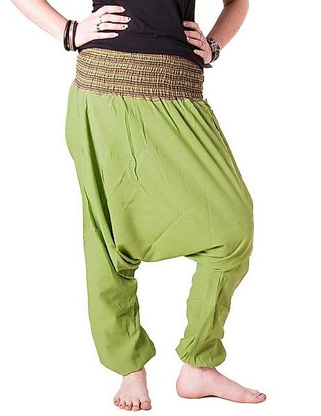 Vishes Haremshose Luftige Sommerhose Haremshose Pluderhose Baggahose, Yogah günstig online kaufen