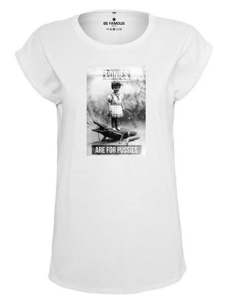 Be Famous Print-Shirt Classic Roll Up günstig online kaufen