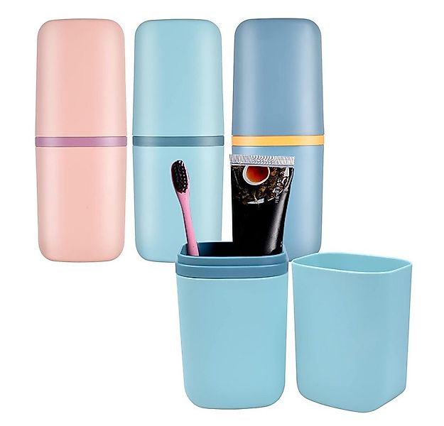 TUWENA Fangkorb 3 Stück Zahnbürsten Etui Reisen Zahnbürstenbox,Tragbare Zah günstig online kaufen