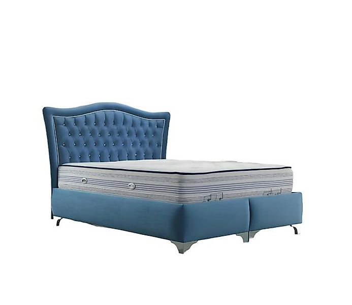 JVmoebel Bett Chesterfield Bett Polsterbett Doppelbett Betten Big XXL Desig günstig online kaufen