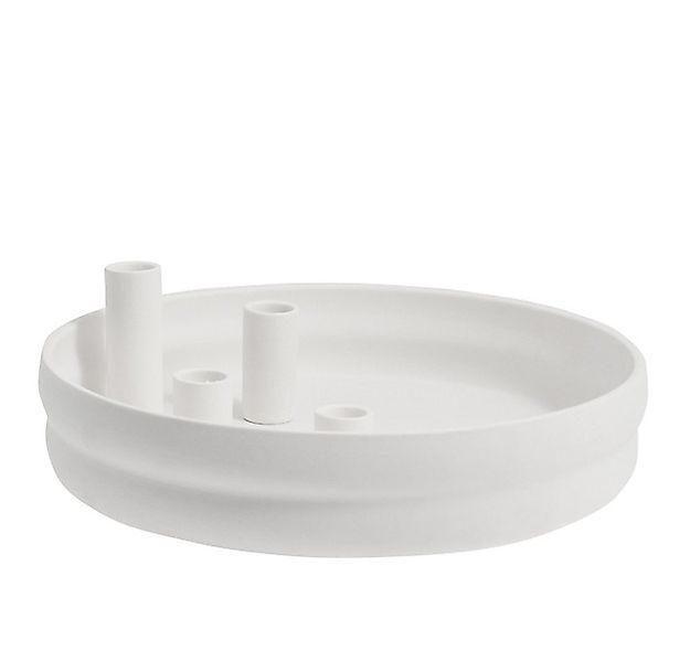 Storefactory Scandinavia Kerzenständer Kerzenhalter BOLMEN 4er rund weiß, Ø günstig online kaufen