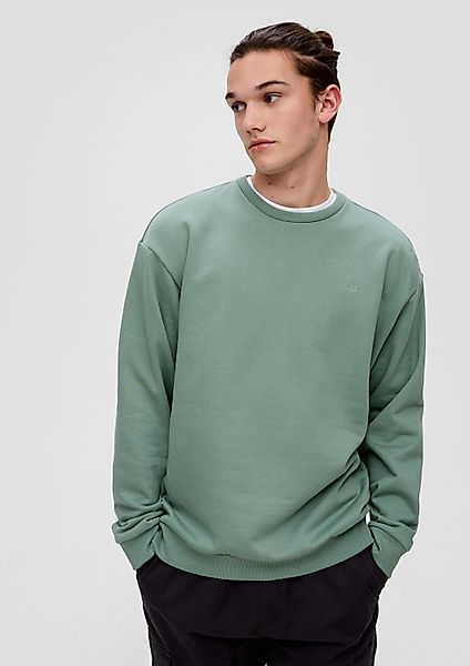 QS Sweatshirt Sweatshirt Sweatshirt mit Logo-Stickerei günstig online kaufen