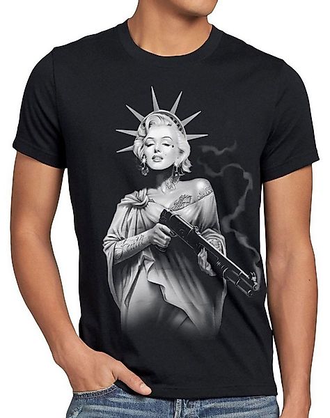 style3 T-Shirt Marilyn Monroe tattoo rock punk tätowiert usa biker inked ro günstig online kaufen