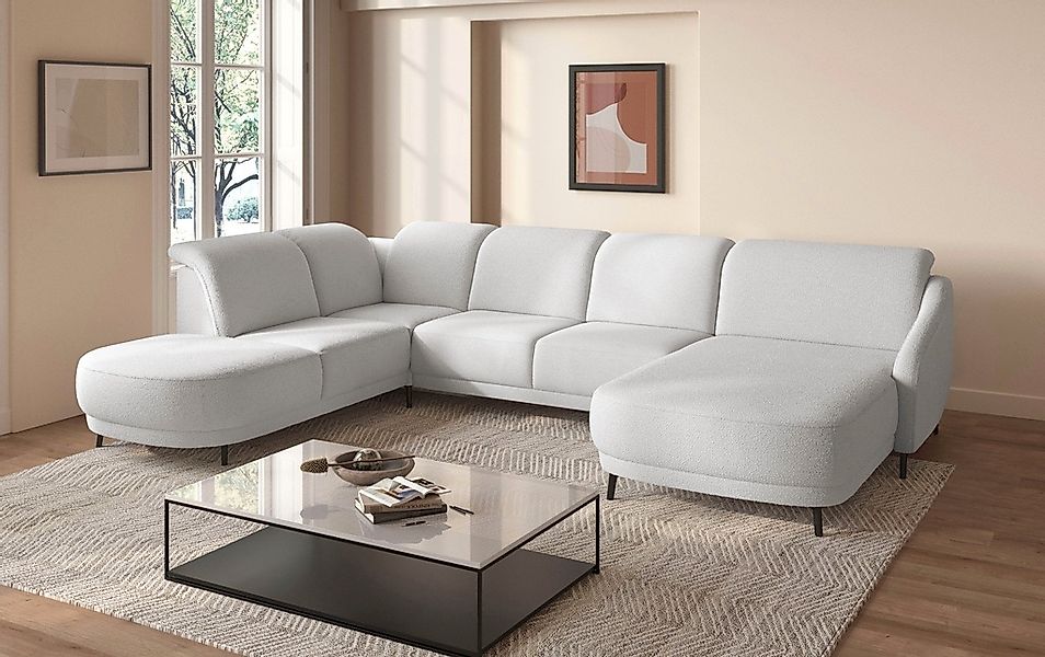 sit&more "Blues U-Form" inkl. Kopfteilverstellung, wahlweise mit Klapptisch günstig online kaufen