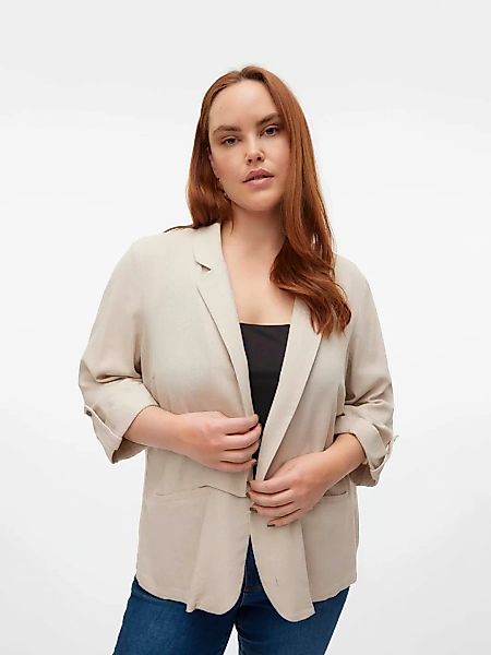 Vero Moda Curve Kurzblazer "VMCJESMILO 3/4 BLAZER WVN GA NOOS CUR" günstig online kaufen