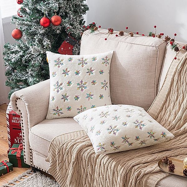 BTTO Kissenbezug Weihnachten Kissenhüllen 45X45cm, 1/2/4er günstig online kaufen