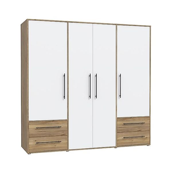 FORTE Kleiderschrank "Mokkaris,Topseller, zeitloses Design, 3–4 Türen, Made günstig online kaufen