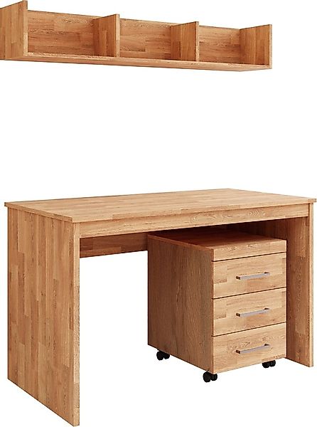 Home affaire Büromöbel-Set »Logo« Set, Set besteht aus Schreibtisch,Rollcoi günstig online kaufen