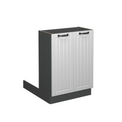 Vicco Unterschrank Fame-Line, Weiß Landhaus/Anthrazit, 60 günstig online kaufen