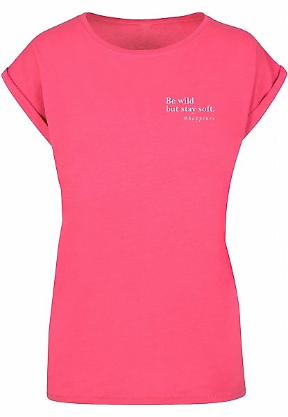 Merchcode T-Shirt "Merchcode Damen Ladies Happines T-Shirt" 1 Stk. tlg. günstig online kaufen