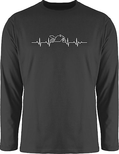Shirtracer Rundhalsshirt Herzschlag Motorrad - Motorbike günstig online kaufen