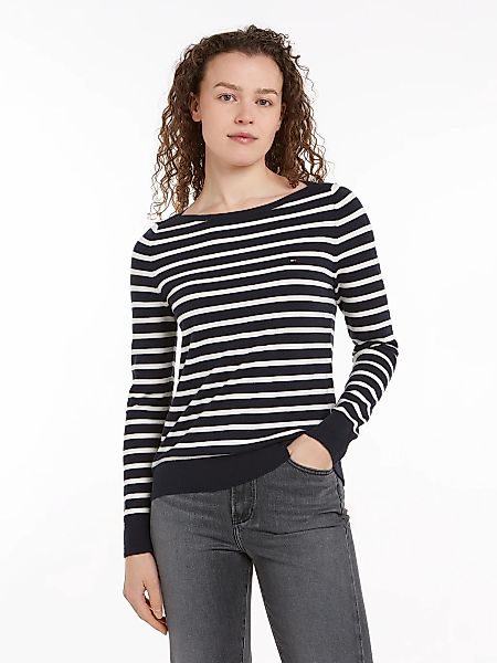 Tommy Hilfiger Strickpullover CO JERSEY STITCH günstig online kaufen