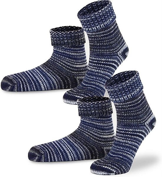 normani Thermosocken 2 Paar Skandinavische Wollsocken mit Umschlag (2 Paar) günstig online kaufen