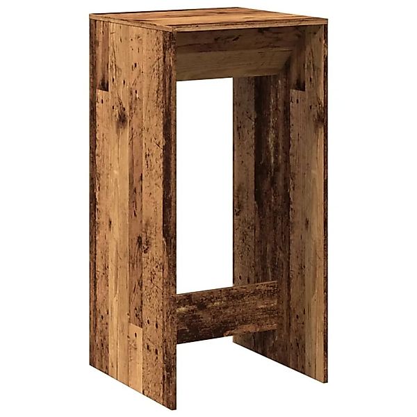 vidaXL Bartisch Altholz-Optik 51x50x103,5 cm Holzwerkstoff 854425 günstig online kaufen