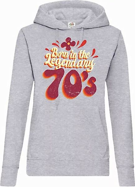 Youth Designz Kapuzenpullover "Born in the legendary 70s" Damen Hoodie Pull günstig online kaufen