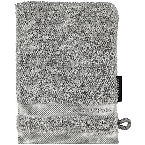 Marc o Polo Melange - Farbe: grey/white - Waschhandschuh 16x21 cm günstig online kaufen