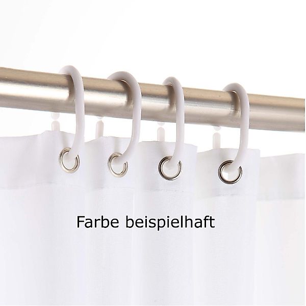 meberg Duschvorhang Textil 180x200 cm Uni günstig online kaufen