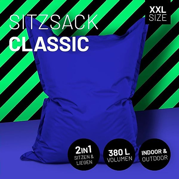 Lumaland Sitzsack XXL Bean Bag Riesen-Sitzkissen 380L 140x180cm Special Edi günstig online kaufen