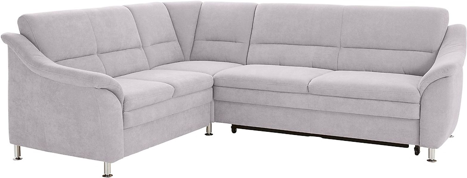 sit&more Ecksofa »Cardoso L-Form«, mit Federkern, wahlweise mit Bettfunktio günstig online kaufen