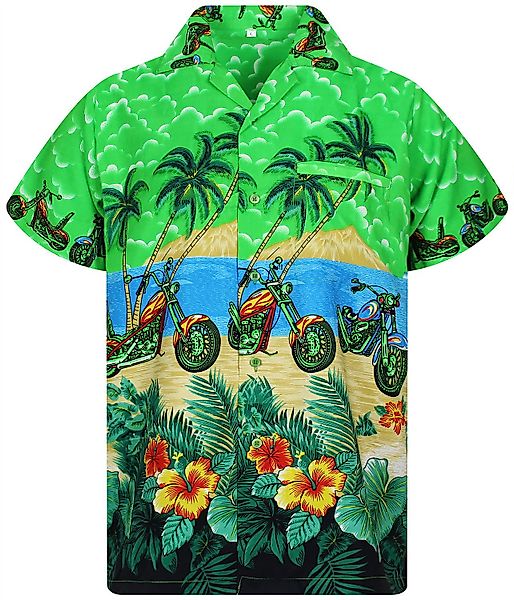 King Kameha Hawaiihemd Bike Funky Hawaii-Hemd günstig online kaufen