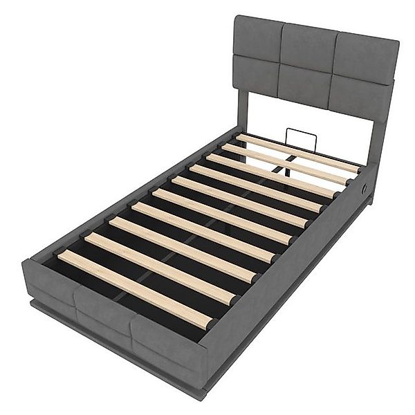 KLAM HOME Polsterbett verfügbar 90x200 140x200 160x200 180x200cm (LED-Ambie günstig online kaufen