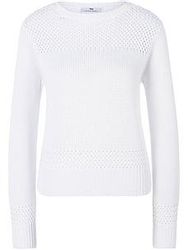 Pullover U-Boot-Ausschnitt Peter Hahn weiss günstig online kaufen