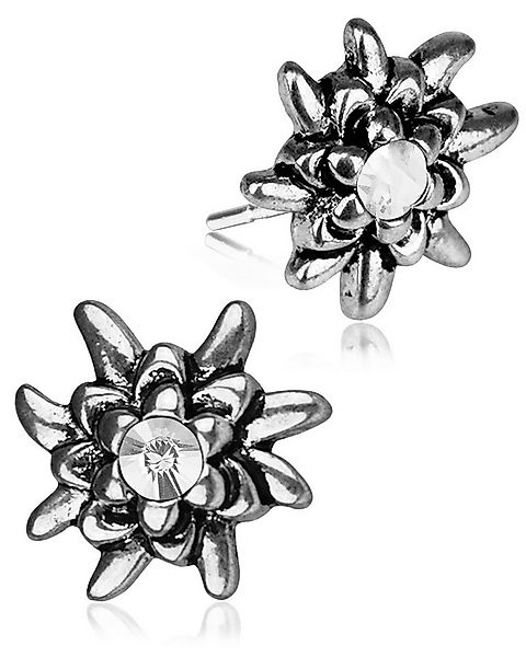 Trachtenland Paar Ohrhänger Edelweiß Ohrstecker 'Emilia' mit Kristallen von günstig online kaufen